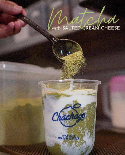 Matcha with Salted Cream Cheese Large - Chachago