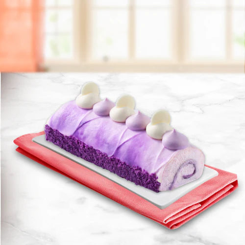 Half Ube N Cream Roll - Red Ribbon